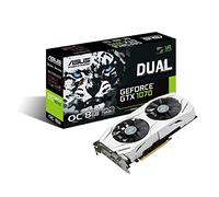 ASUS NVIDIA GeForce GTX 1070 8 GB DUAL OC White VR Ready Graphics Card - Black