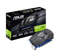 ASUS NVIDIA Geforce PH-GT1030-O2G GDDR5 64 Bit Memory PCI Express Graphics Card - Black