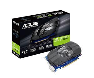 ASUS NVIDIA Geforce PH-GT1030-O2G GDDR5 64 Bit Memory PCI Express Graphics Card - Black