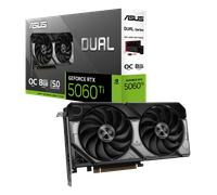 ASUS NVIDIA GeForce RTX 5060 Ti DUAL OC 8GB GDDR7 Graphics Card - 90YV0MP2-M0NA00