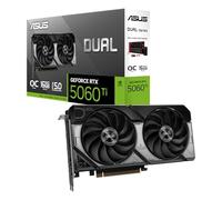 ASUS NVIDIA GeForce RTX 5060 Ti Video Card GDDR7 PCI Express 5.0 / DUAL-RTX5060TI-O16G