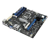 ASUS P11C-M/4L Server Motherboard - Micro ATX, Intel E-2100 / E-2200 Series, LGA 1151-2, 4x DDR4 2666MHz ECC, PCIe 3.0, M.2, NVME, SATA, Quad LAN