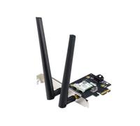 ASUS PCE-AX1800 BT5.2. Internal. Connectivity technology: Wireless Host interface: PCI Express Interface: WLAN / Bluetooth. Maximum data transfer rate: 1775 Mbit/s Top Wi-Fi standard: Wi-Fi 6 (802.11a