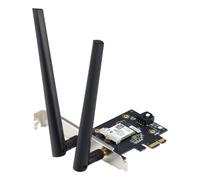 ASUS AX1800 PCIe WiFi Adapter (PCE-AX1800) - WiFi 6, Bluetooth 5.2, Ultra-Low Latency Wireless, 2 External Antenna, Supporting Total Data Rate up to 1