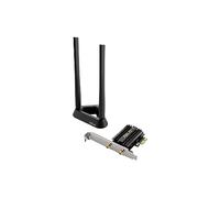Asus (PCE-AXE59BT) AXE5400 Wi-Fi 6E Tri-Band PCI Express Adapter, Bluetooth 5.2, OFDMA & MU-MIMO, External Base