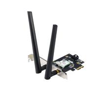 ASUS PCE-BE6500 WiFi 7 PCI-E 2 External Antennas WPA3 WiFi Adapter