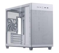 ASUS Prime AP201 Compact 33L Micro-ATX Mesh PC Case - 360mm Radiator, 338mm GPU, USB-C - White
