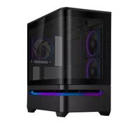ASUS Prime AP202 ARGB Tempered Glass MicroATX Tower PC Case Black
