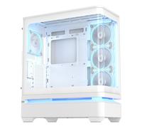 ASUS Prime AP304 ARGB Tempered Glass Mid-Tower Gaming PC Case - White