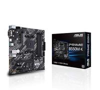 ASUS Prime B550M-K AMD AM4 Zen 3 Ryzen 5000 & 3rd Gen Ryzen Micro-ATX Motherboard (PCIe 4.0, ECC Memory, 1Gb LAN, Dual M.2, USB 3.2 Gen 2 Type-A,HDMI 2.1 4K@60Hz, DVI, D-Sub) Silver