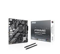 ASUS Prime B550M-K WiFi AM4 mATX Motherboard, DDR4, PCIe 4.0, 2xM.2, WiFi 6 | 2 x M.2 slots, WiFi 6, AMD Ryzen Ready, Aura Sync RGB, 3 year warranty