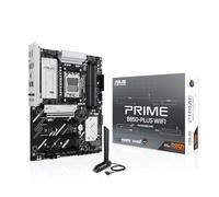 ASUS PRIME B850-PLUS WIFI, AMD ATX Motherboard, 8+2+1 Phase Power, DDR5 Slot, PCIe 5.0, 3 M.2 Slots, Wi-Fi 6E, Ethernet Realtek 2.5Gb, DisplayPort, HDMI, USB-A and USB-C 10Gbps, Aura Sync