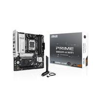 ASUS PRIME B850M-A Wi-Fi, AMD mATX Motherboard, DDR5 Slot, PCIe 5.0 Ready, 3 M.2 Slots, 6E Wi-Fi, Ethernet Realtek 2.5 Gb, DisplayPort, HDMI, Front U