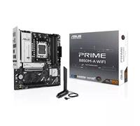 ASUS PRIME B850M-A Wi-Fi, AMD mATX Motherboard, DDR5 Slot, PCIe 5.0 Ready, 3 M.2 Slots, 6E Wi-Fi, Ethernet Realtek 2.5 Gb, DisplayPort, HDMI, Front USB-C 5 Gbps, BIOS FlashBack, Aura Sync