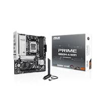 ASUS PRIME B850M-A Wi-Fi, AMD mATX Motherboard, DDR5 Slot, PCIe 5.0 Ready, 3 M.2 Slots, 6E Wi-Fi, Ethernet Realtek 2.5 Gb, DisplayPort, HDMI, Front USB-C 5 Gbps, BIOS FlashBack, Aura Sync