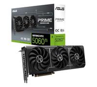 ASUS Prime GeForce RTX 5060 Ti 8GB GDDR7 OC Edition Graphics Card (PCIe 5.0, 8GB GDDR7, HDMI/DP 2.1, 2.5 slot, Axial tech fans, Dual BIOS)