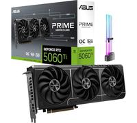 ASUS Prime GeForce RTX 5060 Ti OC 16GB GDDR7 Graphics Card, PCIe 5.0, Triple Axial-tech Fans, SFF-Ready 2.5-Slot, 1x HDMI 2.1b, 3X DP 2.1b, Includes GPU Holder