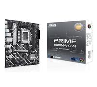 ASUS PRIME H810M-A-CSM, Intel mATX Motherboard, 6+1+1+1 Power Stages, DDR5 Slot, PCIe 4.0, 2 M.2 Slots, Intel 16 GB Ethernet, DisplayPort, HDMI, USB-A 10 Gbps, USB-C 5Gbps, Black