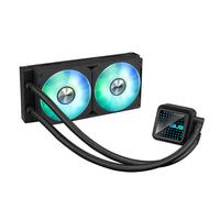 Asus PRIME LC 240 ARGB 240mm Liquid CPU Cooler, ARGB Fans, Customisable Infinity Mirror Lenses