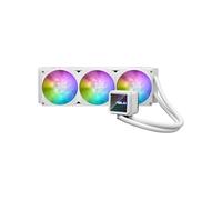 ASUS PRIME LC 360 ARGB LIQUID COOLER WATER BLOCK WITH EXCLUSIVE DESIGNED CPU CONTACT AREA AND FLITTER CHANNELS, WHITE