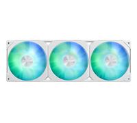 ASUS PRIME LC 360 ARGB LIQUID COOLER WATER BLOCK WITH EXCLUSIVE DESIGNED CPU CONTACT AREA AND FLITTER CHANNELS, WHITE