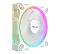 ASUS Prime MR120 120mm ARGB Reverse Flow PWM Fan - 1600 RPM, 58 CFM, Dual-Sided Frame Lighting - White