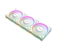 ASUS Prime MR120 ARGB 120mm Reverse PC Fan Triple Pack - White