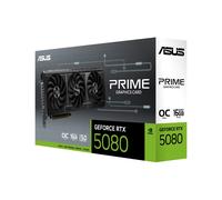 ASUS Prime GeForce RTX 5080 EVO 16GB GDDR7 OC Edition Gaming Graphics Card (Nvidia GeForce RTX5080, SFF-Ready, Dual BIOS Switch, PCIe 5.0, 1x HDMI 2.1b, 3X DisplayPort 2.1a, PRIME-RTX5080-O16G-EVO)