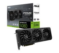 ASUS Prime GeForce RTX 5080 EVO 16GB GDDR7 OC Edition Gaming Graphics Card (Nvidia GeForce RTX5080, SFF-Ready, Dual BIOS Switch, PCIe 5.0, 1x HDMI 2.1b, 3X DisplayPort 2.1a, PRIME-RTX5080-O16G-EVO)