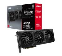 ASUS PRIME RX9070 XT OC, PCIe5, 16GB DDR6, HDMI, 3 DP, 3030MHz Clock, Overclocked, Compact SFF-Ready