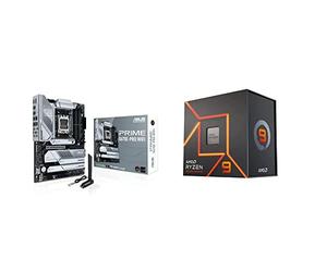 ASUS PRIME X670E-PRO WIFI, an AMD X670E Ryzen AM5 ATX motherboard with PCIe 5.0, four M.2 slots + AMD Ryzen 9 7900X Retail - (AM5/12 Core/4.7GHz/76MB/170W/Radeon)