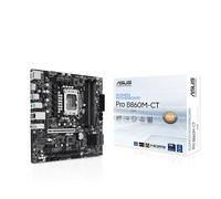 ASUS PRO B860M-CT-CSM Intel® B860 (LGA 1851) mATX Motherboard, PCIe 5.0, DDR5, 2X M.2, Intel® 1G LAN, 2X DP, HDMI, USB Type-C®, TPM IC onboard with Enhanced Security, Reliability and Manageability