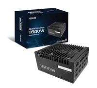 ASUS Pro WS 1600W Platinum Modular Power Supply, 1600W Power, PCIe 5.1, Standard ATX 3.1, 80 PLUS Platinum, Double Ball Bearing Fan, Black