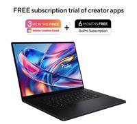 ASUS ProArt P16 H7606WW-SE006W Copilot+ PC AMD Ryzen AI 9 HX 370 Laptop 40.6 cm (16") Touchscreen WQUXGA 64 GB LPDDR5x-SDRAM 2 TB SSD NVIDIA GeForce RTX 5080 Wi-Fi 7 (802.11be) Windows 11 Home Black