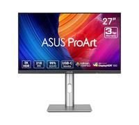 ASUS ProArt Display 27” 5K HDR Professional Monitor (PA27JCV) - 5K (5120 x 2880), IPS, 99% DCI-P3, 100% sRGB, ΔE < 2, USB-C PD 96W, Calman Verified, Color Accurate, Auto KVM, LuxPixel, 3 yr Warranty