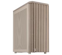 ASUS ProArt PA401 Wood Edition ATX Mid Tower PC Case - Beige, Natural Wood Front, High-Airflow Mesh Panel - 90DC00M7-B39000