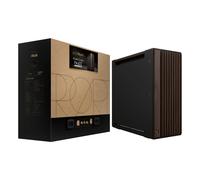 ASUS ProArt PA602 Wood Edition Modern Black PC Case with Metal Panel