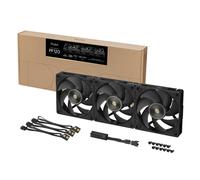 ASUS ProArt PF120 120mm PWM Fan - 3000 RPM, 104.8 CFM, Fluid Dynamic Bearing - Black Triple Pack