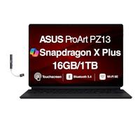 ASUS ProArt PZ13 2-in-1 AI Creator Laptop 13.3" Touch OLED 3K Detachable Display (Qualcomm Snapdragon X Plus X1P-42-100, 16GB LPDDR5X, 1TB SSD, Backlit KB, WiFi 7, Win11H) w/DKZ USB Port Expander