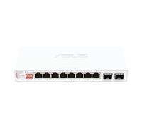 ASUS QG-U1080, 5-Port 2.5G and 2-Port 10G SFP+ Unmanaged Switch, Support 4 Intelligent Modes, Home Network Hub, Office Ethernet Splitter, Plug and Play, Easy Setup, Desktop, Silent Operation