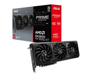 ASUS Radeon RX 9060 XT PRIME OC 16GB GDDR6 Graphics Card, RDNA 4, 2048 Streams,