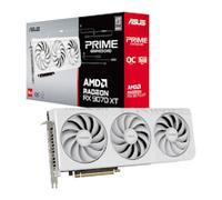 Asus Radeon RX 9070 XT Prime OC White 16GB GDDR6 PCI-Express Graphics Card