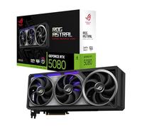 ASUS ROG Astral GeForce RTX 5080 Gaming Graphics Card (PCIe 5.0, 16GB GDDR7, HDMI/DP 2.1, 3.8 Slots, 4 Fan Design, Axial-Tech Fans, Patented Steam Chamber, Pad