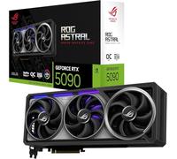 ASUS ROG Astral GeForce RTX 5090 32GB GDDR7 OC Gaming Graphics Card (PCIe 5.0, 2x HDMI, 3x DisplayPort, 3.8-slot, 4 Fans Patented Cooling Tech for Lower Temps Noise, NVIDIA DLSS4, 8K Resolution, ARGB)