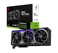 ASUS ROG Astral GeForce RTX 5090 Gaming Graphics Card (PCIe 5.0, 32GB GDDR7, HDMI/DP 2.1, 3.8 Slots, 4 Fan Design, Axial-Tech Fans, Patented Steam Chamber, Pad