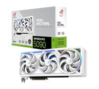 ASUS ROG Astral GeForce RTX 5090 White OC Edition Gaming Graphics Card (PCIe 5.0, 32GB GDDR7, HDMI/DP 2.1, 3.8-slot, 4fan design, Axial-tech fans, patented vapor chamber, Phase-change GPU thermal pad)