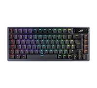 Asus ROG AZOTH Compact 75% Mechanical RGB Gaming Keyboard, Wireless/Btooth/USB, Hot-Swap ROG NX Snow Switches, OLED Display, Control Knob, Mac Support, Black