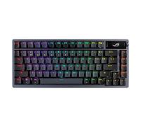 ASUS ROG Azoth 75 Wireless DIY Custom Gaming Keyboard, OLED Display, Gasket-Mount, Three-Layer Dampening, Hot-Swappable Pre-lubed ROG NX Blue Switches & Keyboard Stabilizers, ABS Keycaps, RGB-Black