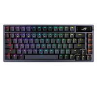 Asus ROG Azoth 75 Wireless Keyboard, 75% Form Factor, Three-Layer Foam and Metal Top Cover, Customizable Pre-Lubricated and Interchangeable ROG NX Mechanical Switches