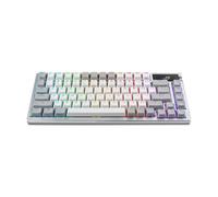 ASUS ROG Azoth 90MP031A 75% Form Factor OLED RGB Wireless Gaming Keyboard Gunmetal White